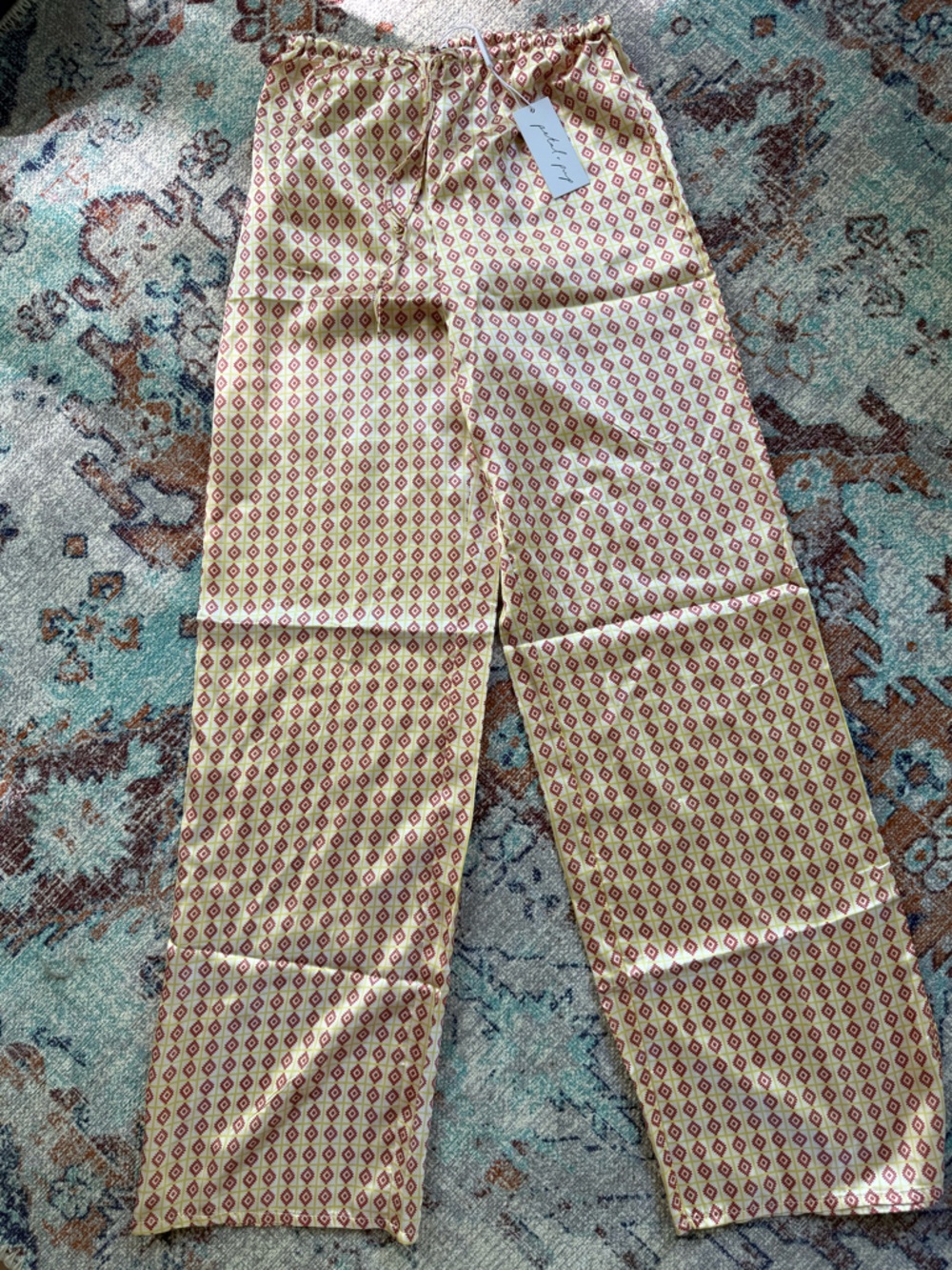 Petal & Pup Silky Patterned Pants